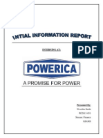 Intial Information Report (Financial Analysis)