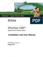 Siklu EH-1200 Install & User Manual - EH-InSTL-02 - Issue1