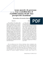 De La Persona Moral A La Persona Civil PDF