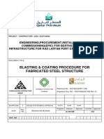 Blasting Coating Procedure For Fabricated Steel Structure