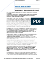 Adevarata Cauza A Cancerului Si Singura Metoda de A-L Opri PDF