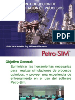 Introduccion de Manejo de Petro-Sim