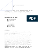 Analysis of A Simply Supported Beam