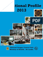 Institutional Profile of 2013 - National Dengue Control Unit