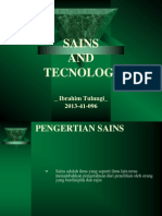 Sains AND Tecnologi: - Ibrahim Tulungi - 2013-41-096