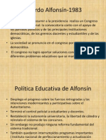 2º Parte - El Periodo de Alfonsín, Menem y de La Rua