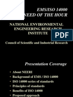 EMS/ISO 14000 Need of The Hour: National Environmental Engineering Research Institute