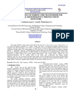 Ferrite Core Transformer Design Engineering and Technology 6