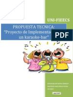 Propuesta Tecnica Karaoke PDF