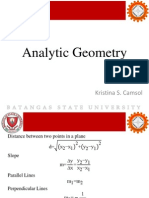 Analytic Geometry & Calculus