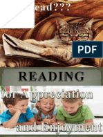 Reading For Appreciation and Enjoyment