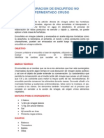 INFORME DE ENCURTIDO NO FERMENTADO CRUDO (Nabo)