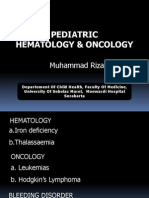 Pediatric Hematology & Oncology: Muhammad Riza