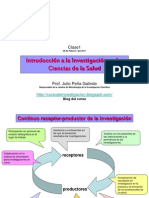 Clase 1 Introduccion A La Investigacion en Ciencias de La Salud