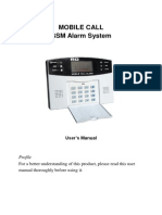 Mobile Call GSM Alarm System