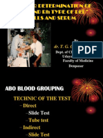 Blood Grouping (BCS) L