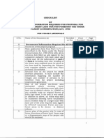 Revised Check-List For Proposals Under FCA (1) 17