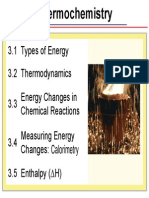 3 - Thermochemistry (3.1 - 3.2)