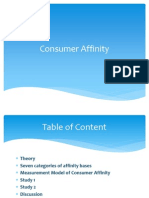 Consumer Affinity 