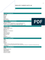 Cardiology Cardiovascular: Aortic Stenosis Characteristics