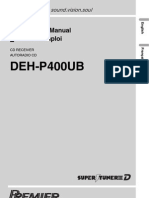 DEH-P400UB Operation Manual