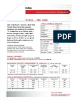 High Tensile Steel 4340