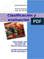 Clasificación y Evaluación en Psicopatología