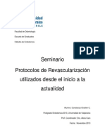 Seminario Protocolos de Revascularizacion Utilizados Desde El Inicio ALa Actualidad