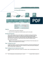 Lab 6.2.6 Add, Move, and Change MAC Addresses: Objective