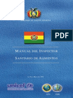 Manual Del Inspector Sanitario de Alimentos