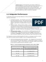 2.1 Subgrade Performance