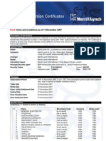 Capital Protected Dispersion Certificate