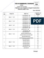 Seating Plan For Diploma I Year MAR-13