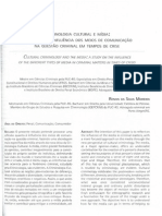 Criminologia Cultural e Mídia: Um Estudo Da Influência Dos Meios de Comunicação Na Questão Criminal em Tempos de Crise