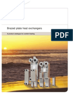 Brazed Plate Heat Exchangers: A Product Catalogue For Comfort Heating