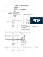 Unitops - ch5 Problems