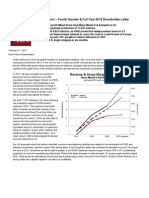 Q4'14 Shareholder Letter Final