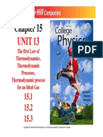 Unit 13: The First Law of Thermodynamics, Thermodynamic Processes, Thermodynamic Process For An Ideal Gas