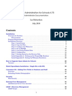 Open Administration For Schools 4.75: Administrator Documentation Les Richardson July, 2010