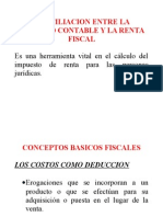 Conciliacion Entre La Utilidad Contable y La Renta Fiscal Teoria Actualizado Enero 2015 