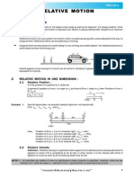 Relative Motion