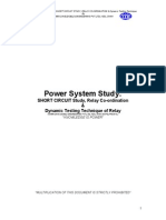 32.power System Study-Sc, RC & Dynamic Testing