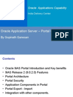 Oracle Application Server Oracle9iAS Portal