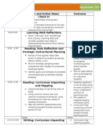 Quarterly Planning Agenda