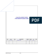 Calculation Note For Removeable Side - Rev A