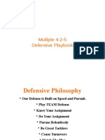 Multiple 4-2-5 Defensive Playbook