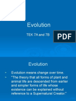 Evolution: TEK 7A and 7B