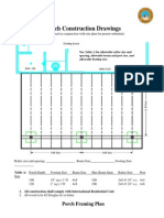 Porch Construction Drawings