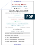 Vidyarthiplus Question Papers: Anna University, Chennai