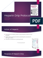 Heparin Drip Protocol